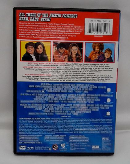 Austin Powers 1-3 Collection 2017 DVD