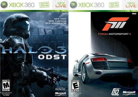 Halo 3: ODST & Forza Motorsport 3 | Xbox 360 [IB] (Halo 3 ODST Missing)