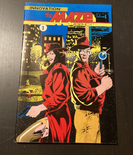 Vintage 1990 Innovation, The Maze Agency #1, First Printing!