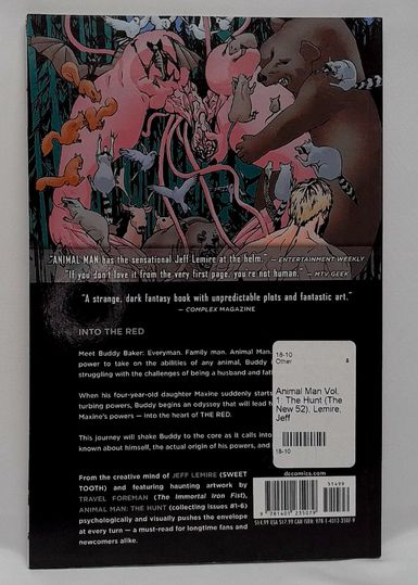 Load image into Gallery viewer, Animal Man Vol. 1: The Hunt (The New 52) 2012, Lemire, Jeff
