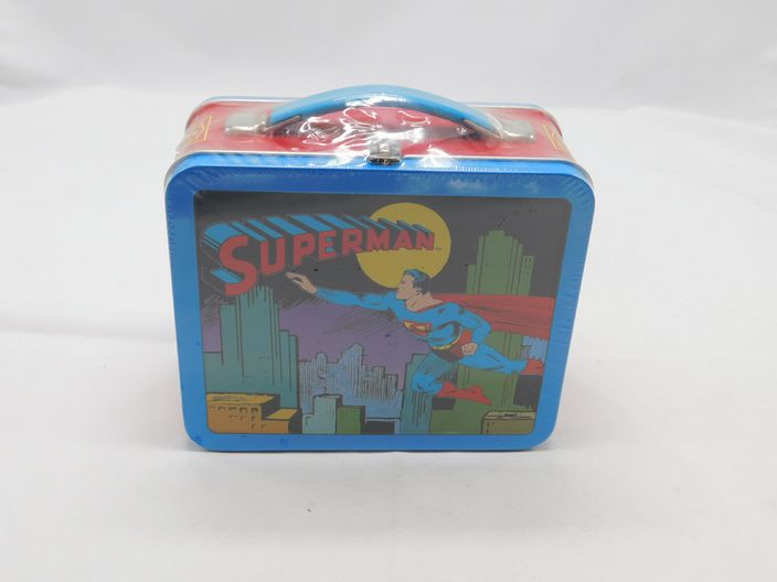 Load image into Gallery viewer, 50s Superman (Hallmark School Days, 1998) Ltd. Ed. Metal Tin Lunchbox New Sealed
