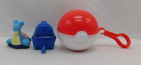 Load image into Gallery viewer, 1999 Burger King Pokemon Lapras Figure Nintendo Launcher W/ Pokeball (Pre-Owned)
