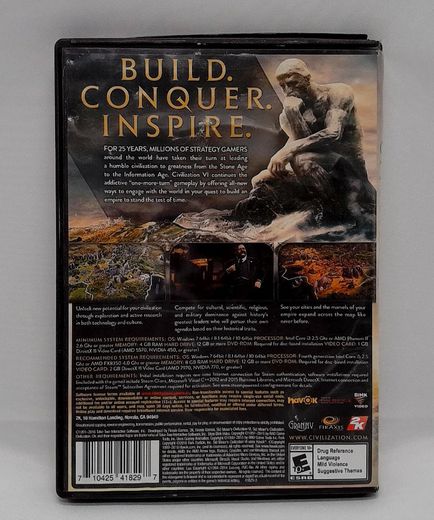 Sid Meier's Civilization VI 2016 PC CD Game