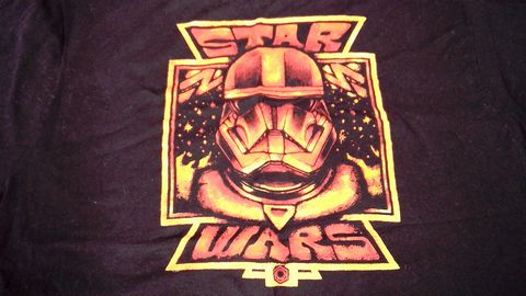 Star Wars The Rise of Skywalker Artistic Sith Trooper Shirt Size 2XL Color Black