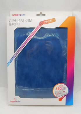 Zip-Up Album 18-Pocket: Blue (New)