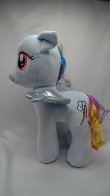 Load image into Gallery viewer, 2013 Build A Bear My Little Pony Rainbow Dash Pegasus Plush
