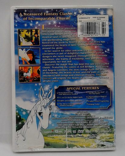 The Last Unicorn 25th Anniversary Edition 2007 DVD