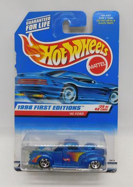 Hot Wheels '40 Ford Pickup Blue 1998 First Editions (New/Sealed)