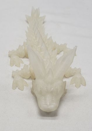 Load image into Gallery viewer, Articulated baby crystal dragon
