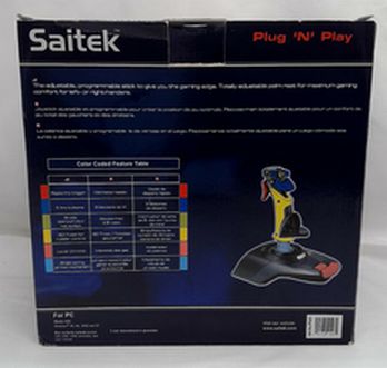 Load image into Gallery viewer, SAITEK ST290 Pro Stick Game USB Joystick Flight Controller Left or Right Hand
