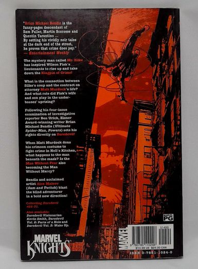 Marvel Daredevil Vol.4 Underboss, The Man Without Fear 2002