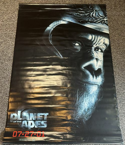 Planet of the Apes Rules the Planet Movie Theater Vinyl Banner 2001  4'x 6'