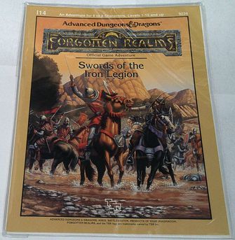 I14 Swords of the Iron Legion Advanced Dungeons & Dragons TSR 9226