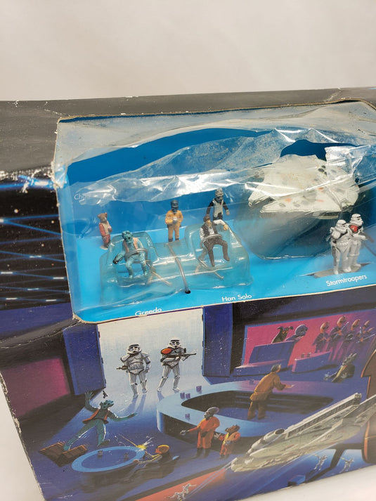 1996 Star Wars Micro Machines Transforming Action Set OPEN BOX C3Po/ Cantina