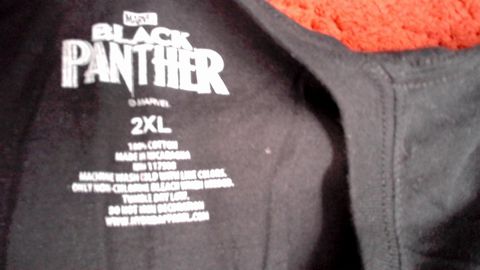 Load image into Gallery viewer, Marvel Black Panther Shirt Size 2Xl Color Black
