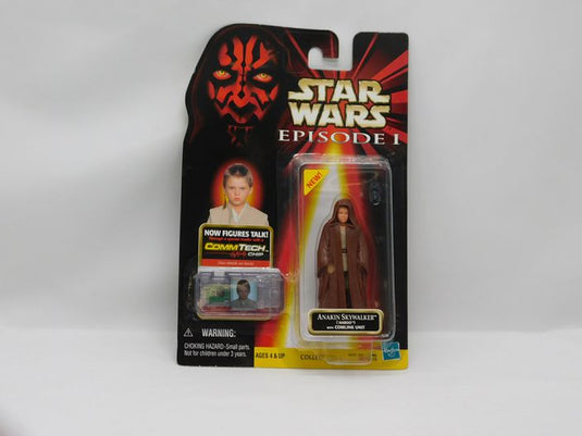 Star Wars Episode I Anakin Skywalker Comlink Unit & CommTech Chip Figure NEW