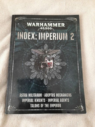 Warhammer 40K Index Imperium 2 Codex 8th Edition Soft Cover
