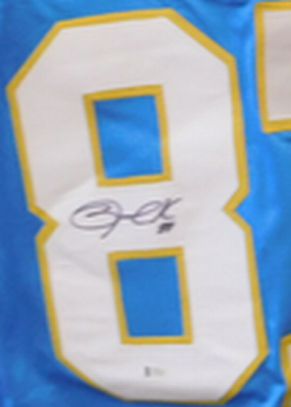Jared Cook Signed Los Angeles Chargers Jersey (JSA COA) Pro Bowl Tight End