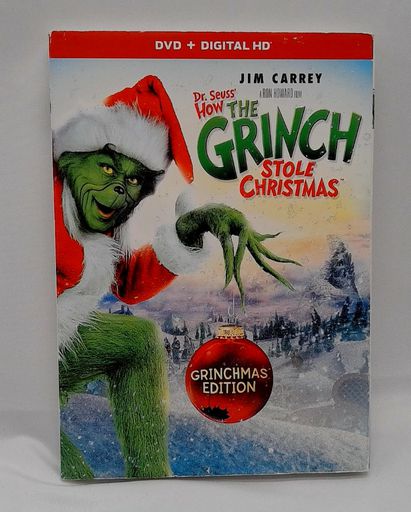Load image into Gallery viewer, Dr. Seuss&#39; How The Grinch Stole Christmas 2000 DVD Grinchmas Edition
