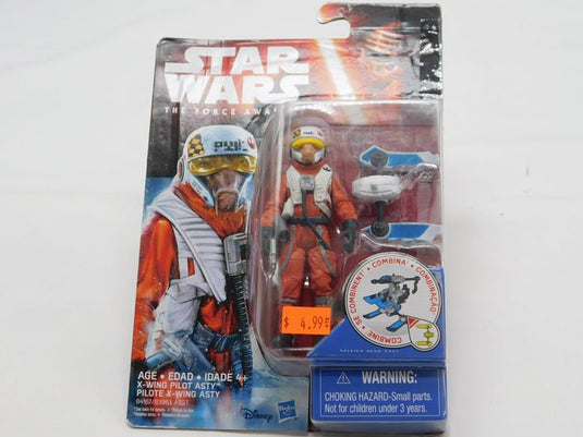 Star Wars The Force Awakens X-WING PILOT ASTY 3.75 Inch Figure Hasbro NEW B4167