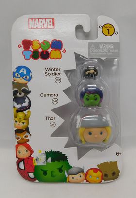 Tsum Tsum Marvel Series 1 Multi Pack Thor, Gamora, & Winter Soldier (New)