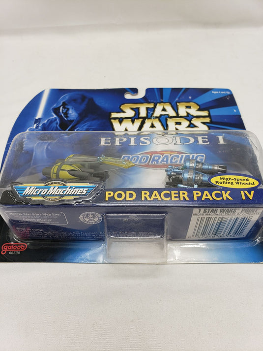 Star Wars Episode 1 Micro Machines Pod Racing, Pod Racer Pack IV GALOOB NEW