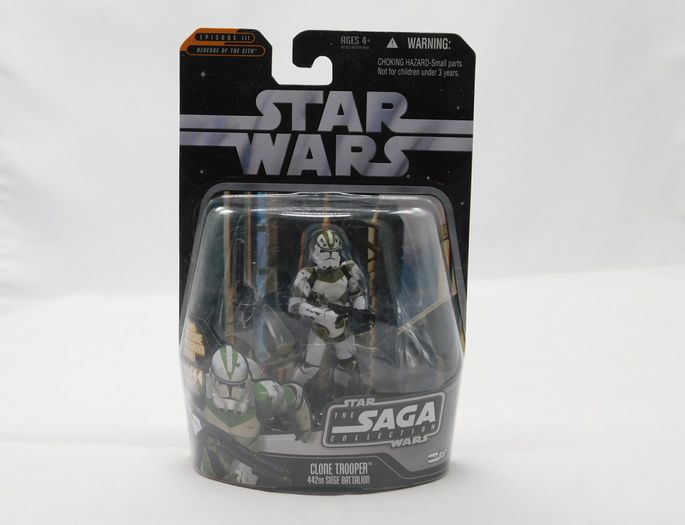 Load image into Gallery viewer, Star Wars Saga Collection Clone Trooper 3.75 Inch 442nd Siege Battalion
