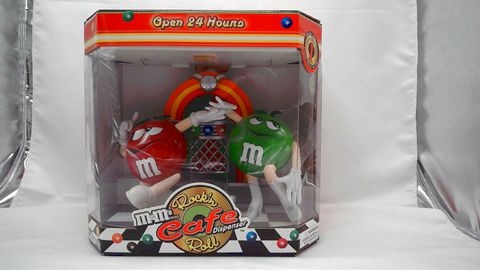 Load image into Gallery viewer, Vintage M&amp;M Rock N Roll Cafe Candy Dispenser 1ST Edition (Pre-Owned)
