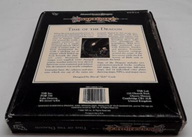 AD&D 2nd Edition Dragonlance TIME OF THE DRAGON Boxed Set 1050 TSR 75637