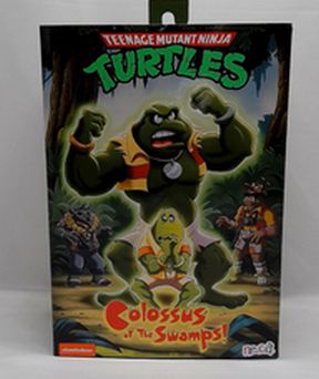 Load image into Gallery viewer, NECA TMNT Colossus of the Swamps Frog Giant Figure
