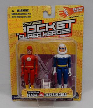 Load image into Gallery viewer, DC Comics Pocket Super Heroes Silver Age Flash &amp; Captain Cold

