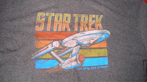 Load image into Gallery viewer, Star Trek Live Long and Prosper Shirt Size 2X Color Grey
