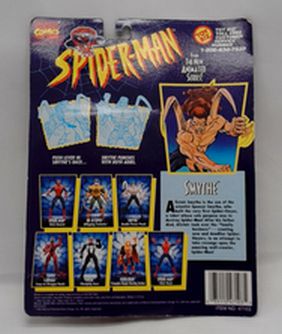 Spider-Man: The Animated Series - Smythe Action Figure - 1994 Marvel Toy Biz.