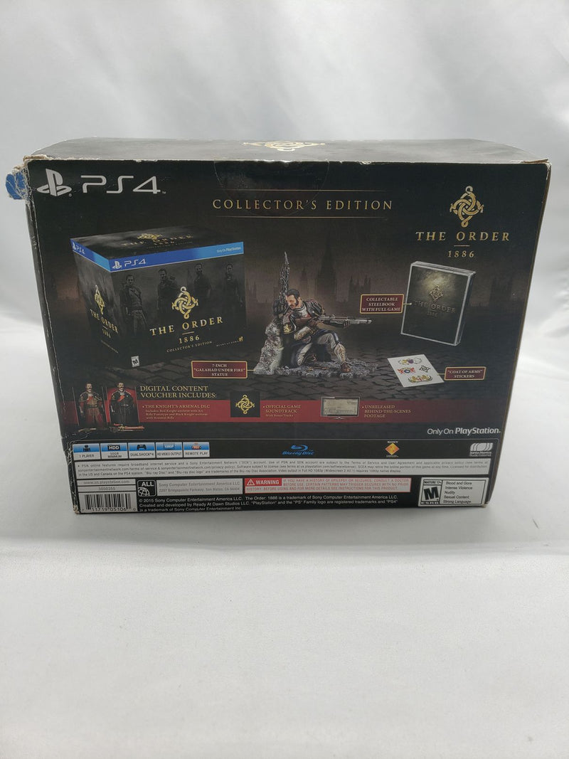 Load image into Gallery viewer, The Order 1886 Collector&#39;s Edition Playstation 4 PS4 Video Game [CIB]
