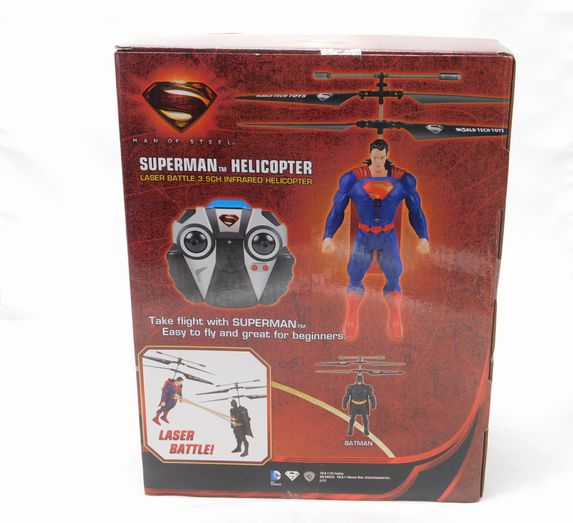 Load image into Gallery viewer, World Tech Toys Dc Comics Licensed Superman Rc Helicopter | New
