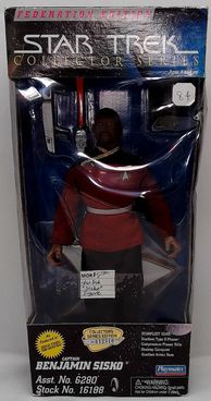 Load image into Gallery viewer, Star Trek Collectors Series: Benjamin Sisko Federation Edition Playmates Figure
