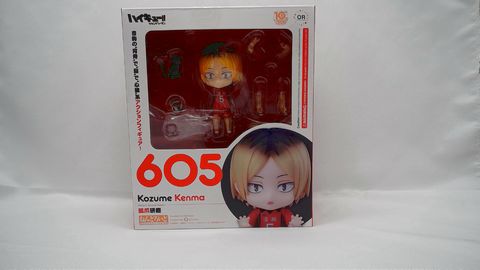 Haikyu Haikyuu KOZUME KENMA Nendoroid 605 Figure ORANGE ROUGE volleyball Anime