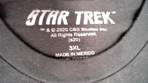 Load image into Gallery viewer, Star Trek The Next Generation Shirt Size 3XL Color Black
