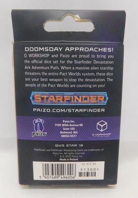 Load image into Gallery viewer, Starfinder The Devastation Ark Adventure Path Dice Set (New)
