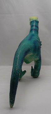 Load image into Gallery viewer, ToySmith DINOSAUR Educational Green Large Toy Figurine Soft Polyester Fiber 13&quot;
