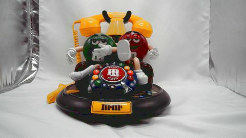 Load image into Gallery viewer, M&amp;Ms Red Green Animated Telephone Lights Up and Talks (Pre-Owned) No Box
