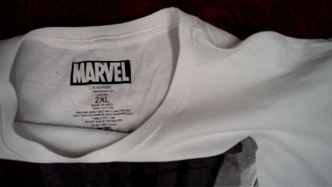 Load image into Gallery viewer, Marvel Spiderman Miles Morales Shirt Size 2XL Color White
