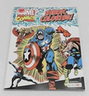 Bendon 2021 Marvel Comics Heroic Coloring book, 40 Heroes & Villains  (Pre-Owned