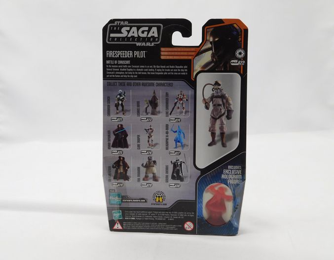 Load image into Gallery viewer, Star Wars FIRESPEEDER PILOT 022 The Saga Collection + Exclusive Holo Figure NEW
