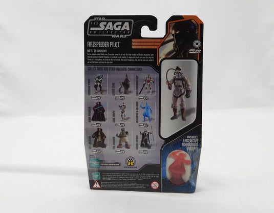 Star Wars FIRESPEEDER PILOT 022 The Saga Collection + Exclusive Holo Figure NEW