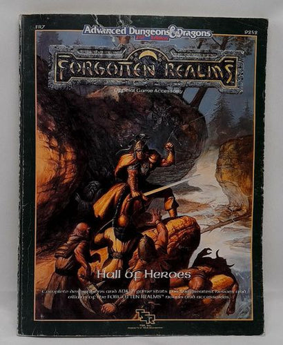 Advanced D&D Forgotten Realms Hall Of Heroes 1989 #9252