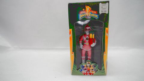 Vintage 1995 Mighty Morphin Power Rangers RED Holiday Christmas Ornament