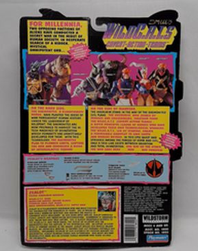 Load image into Gallery viewer, Vintage Playmates 1994 Jim Lee Wildcats Zealot Action Figure with Collector Card
