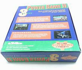 POWER GAME II: GUNSHIP 2000 INDIANAPOLIS 500 JETFIGHTER ADV PC  [CIB]