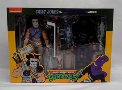 Teenage Mutant Ninja Turtles Cartoon CASEY JONES FOOT SOLDIER 2 Pack NECA TMNT